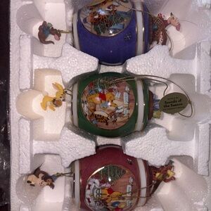 The Bradford Exchange Holiday Ornaments - Purple, Green, Red